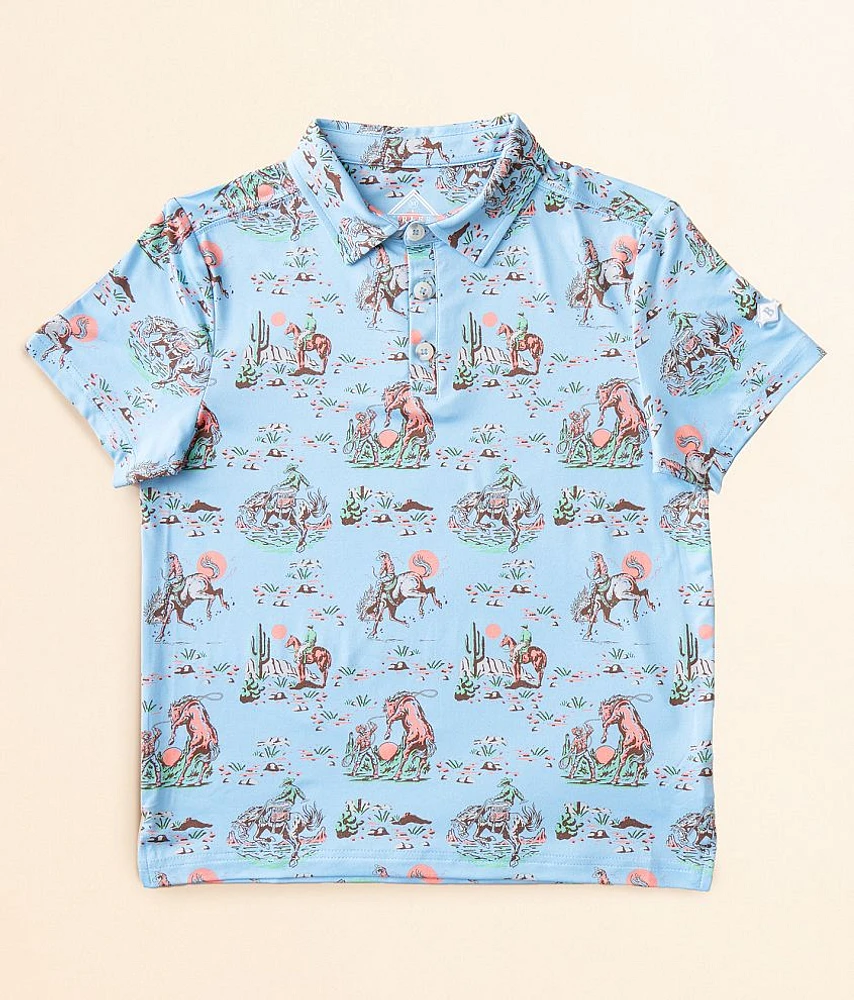 Boys - Cowboy Up Performance Polo