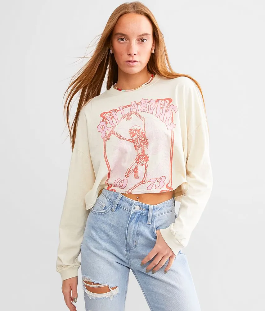 Billabong Beach Boyfriend Cropped T-Shirt