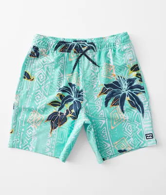 Boys - Billabong Sundays Layback Stretch Swim Trunks