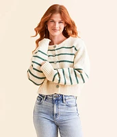 By Together Striped Cardigan Sweater