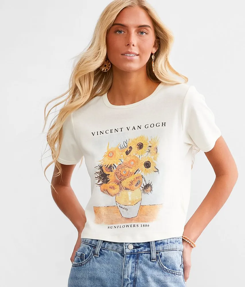 Van Gogh Cropped T-Shirt