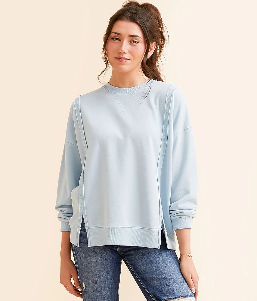 Raw Edge Pullover