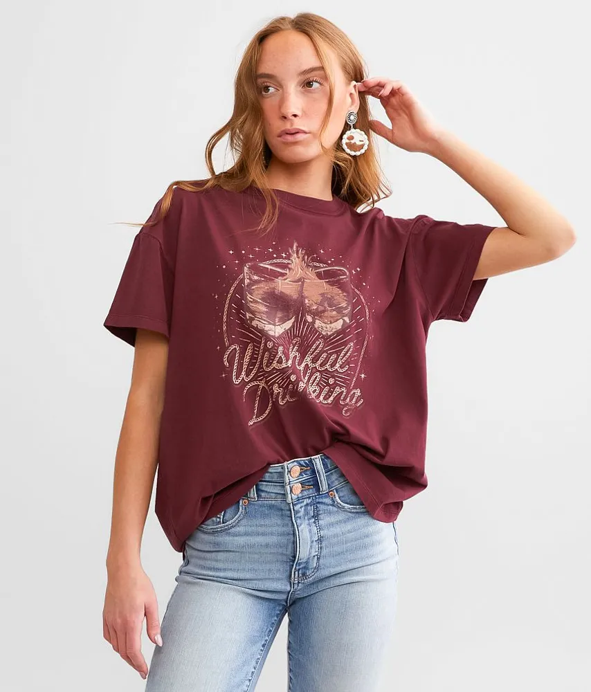 Modish Rebel Wishful Drinking T-Shirt