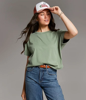 BKE Dolman Cropped T-Shirt