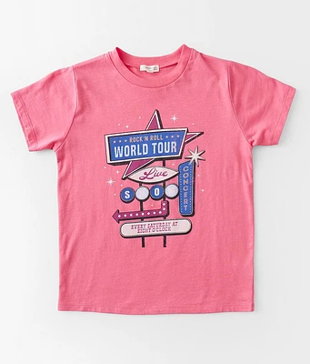 Girls - Modish Rebel World Tour Signs T-Shirt