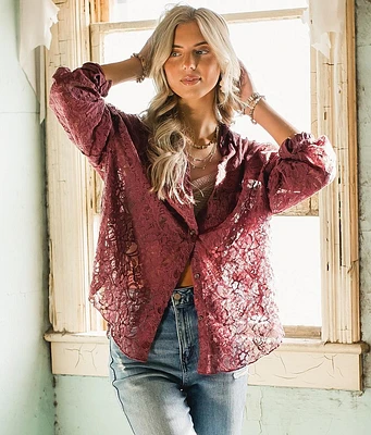 Gimmicks Sheer Lace Blouse