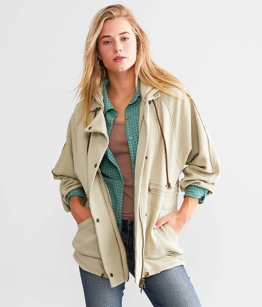 Oversized Hooded Shacket
