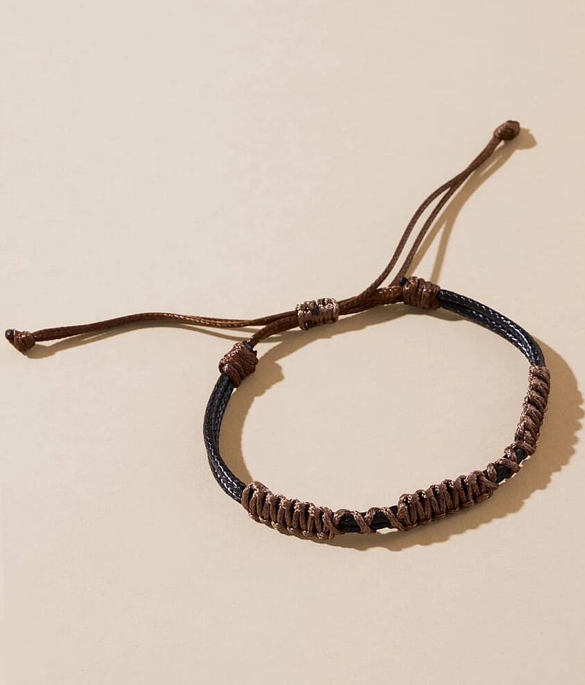 BKE Braided Slider Bracelet