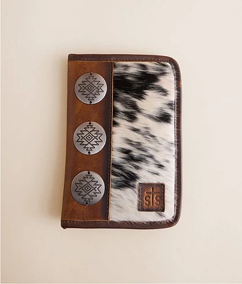 STS Western Concho Magnetic Leather Wallet