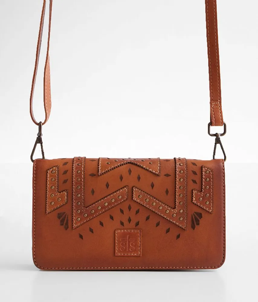 Evie Studded Crossbody Leather Purse
