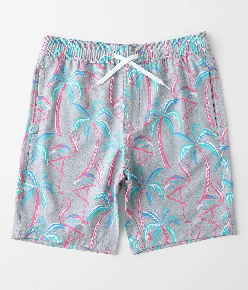 Boys - Departwest Tropical Flamingo Stretch Swim Trunks