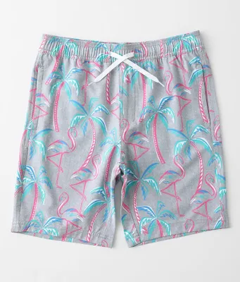 Boys - Departwest Tropical Flamingo Stretch Swim Trunks