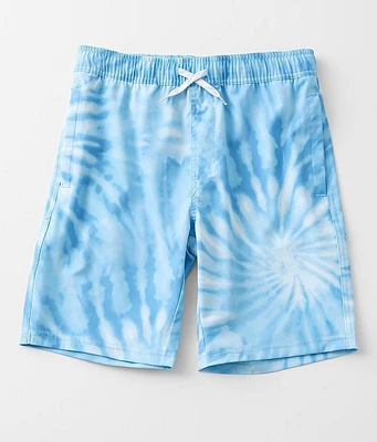 Boys - Departwest Tie-Dye Stretch Swim Trunks