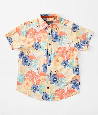 Boys - Departwest Tropical Flamingo Performance Shirt