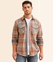 BKE Brushed Plaid Athletic Shirt
