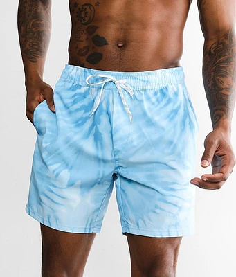 Departwest Tie-Dye Stretch Swim Trunks