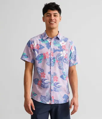 Departwest Tropical Geo Performance Stretch Shirt