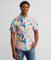 Departwest Tropical Print Performance Stretch Shirt