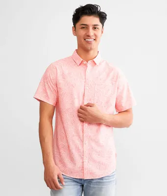 Departwest Tropical Leaf Performance Stretch Shirt