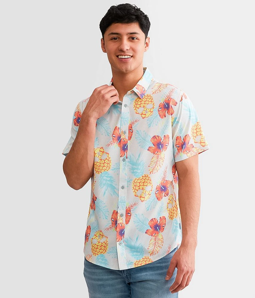 Departwest Tropical Ripstop Performance Stretch Shirt