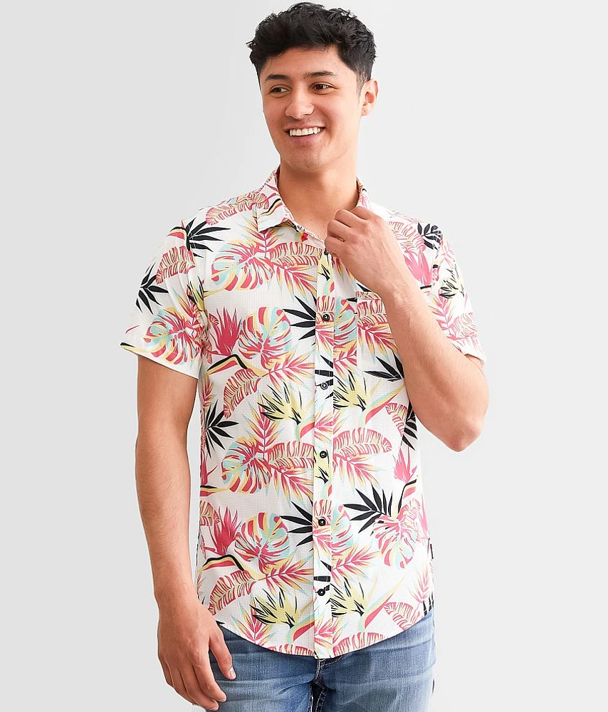Tropical Ripstop Performance Stretch Shirt
