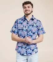 Departwest Tropical Seersucker Athletic Performance Shirt