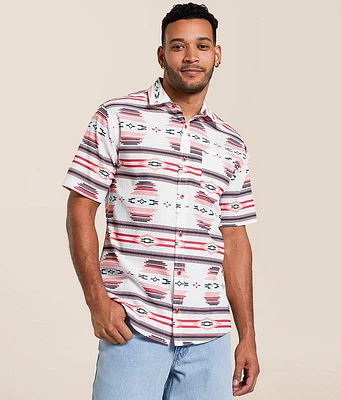 Departwest Seersucker Athletic Performance Stretch Shirt