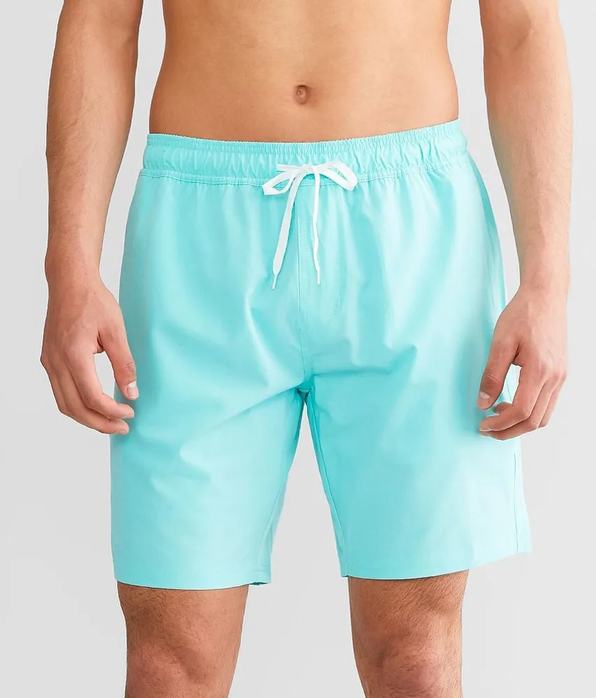 Marled Stretch Swim Trunks