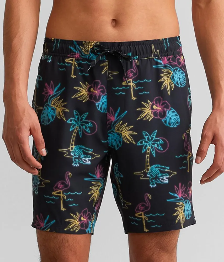 Tropical Stretch Swim Trunks