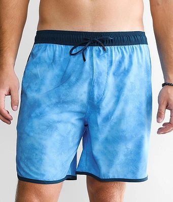 Veece Tie-Dye Stretch Swim Trunks
