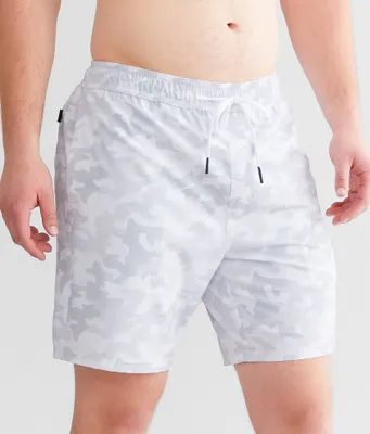 Veece Camo Stretch Swim Trunks