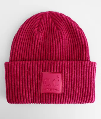 C.C Wide Ribbed Beanie