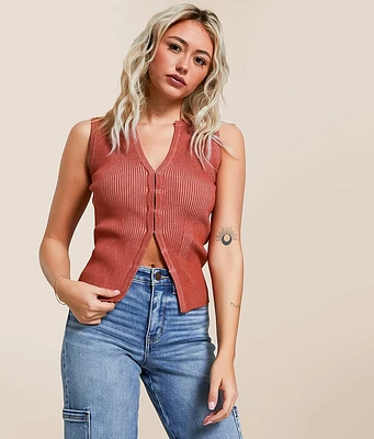 Gilded Intent Ribbed Tank Top