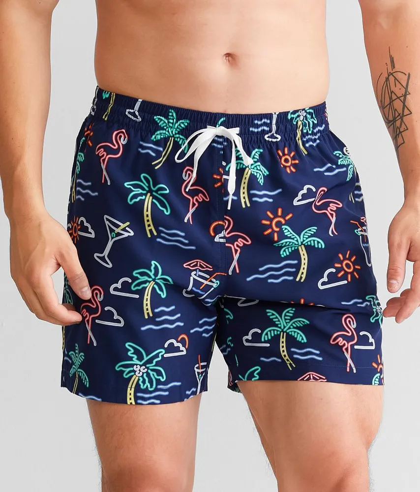 Chubbies The Neon Lights Stretch Swim Trunks