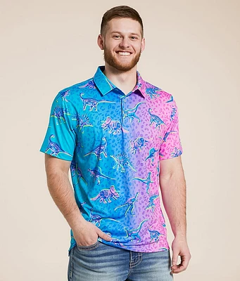 Chubbies The Dino Delight Performance Polo
