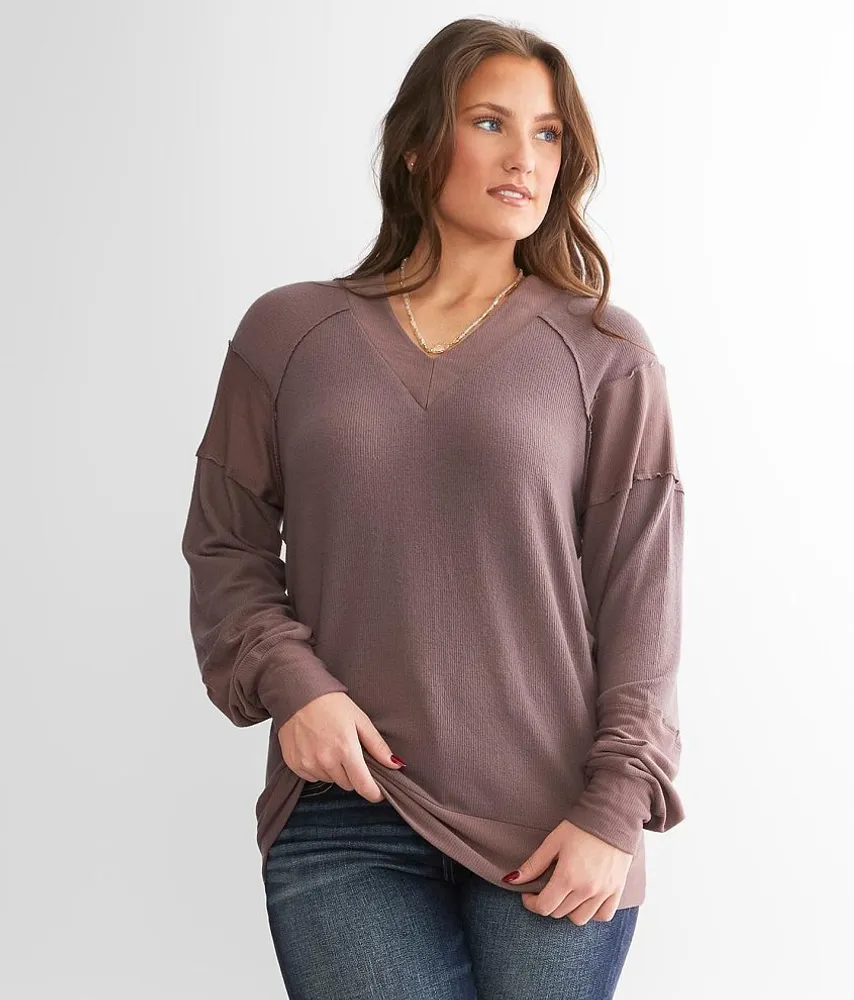 Brushed Knit Top