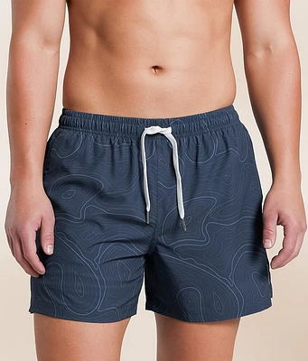 Cove Topo Camo Stretch Swim Trunks