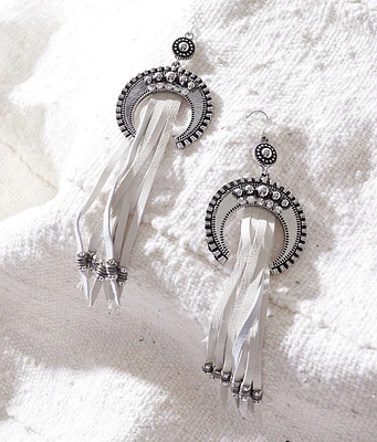 Sterling & Stitch Fringe Drop Earring
