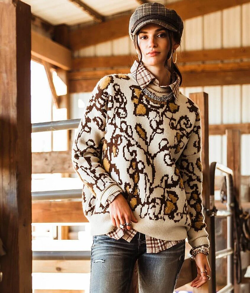 Printed Sweater