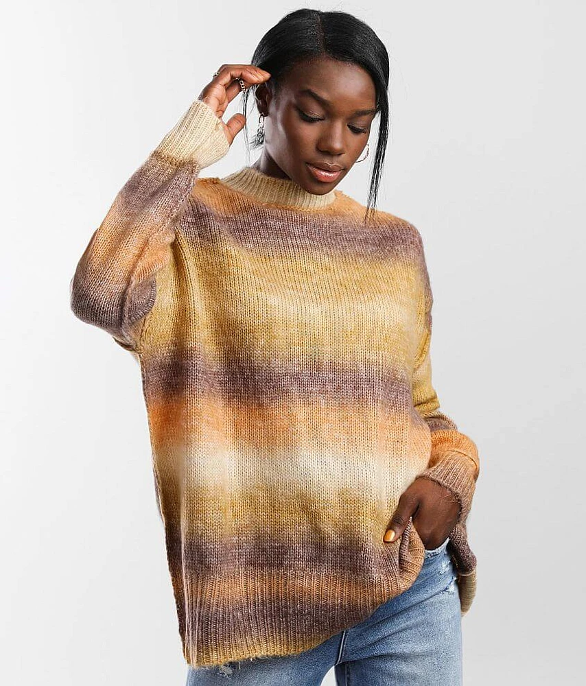 Striped Dip Dye Sweater