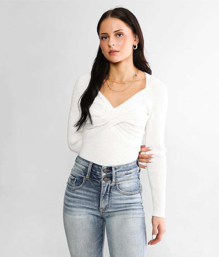 Twisted Front Sweater