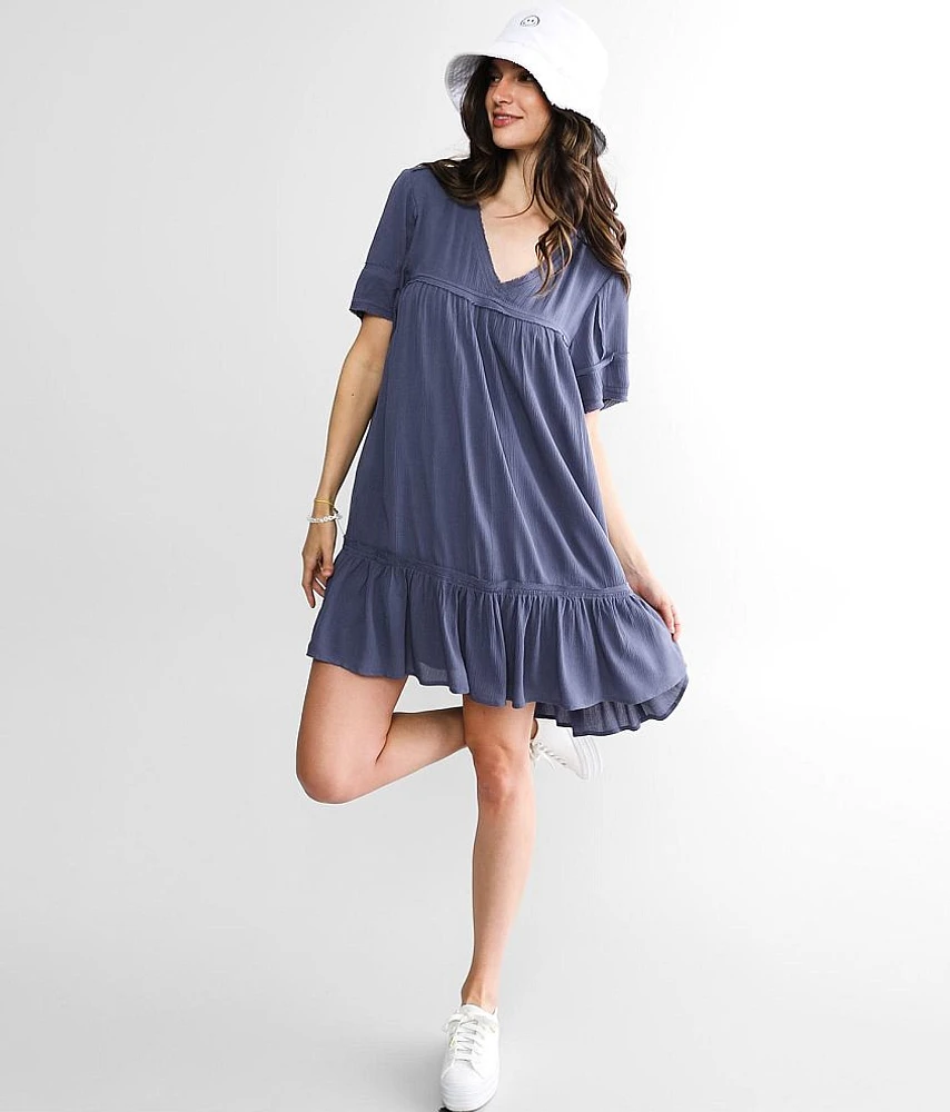 Woven Flowy Mini Dress