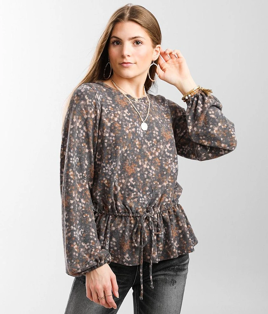 Printed Knit Top