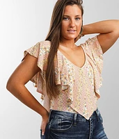Daytrip Floral Print Top