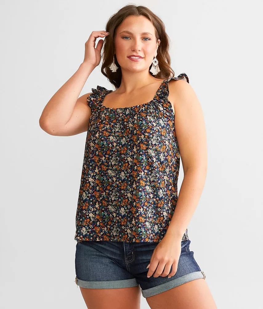 Floral Flowy Tank Top