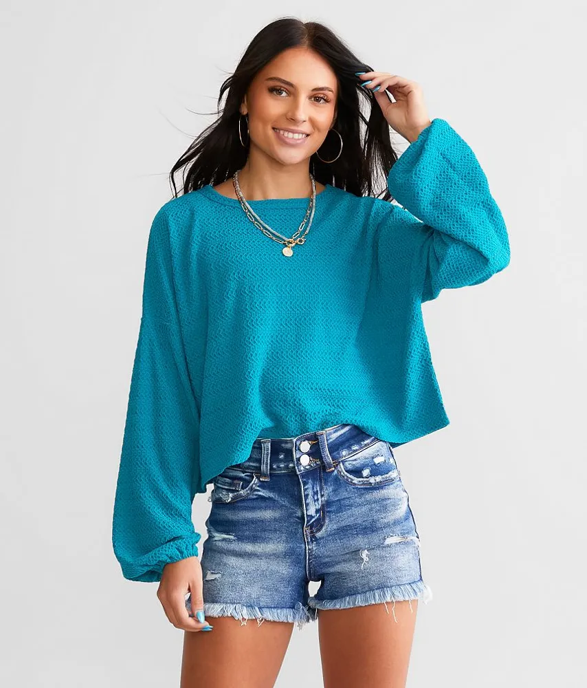 Crochet Mesh Cropped Top