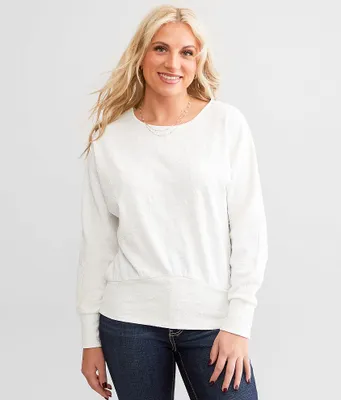Daytrip Textured Dolman Top