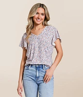 Daytrip Ditsy Floral Print Top