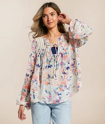Daytrip Floral Chiffon Top