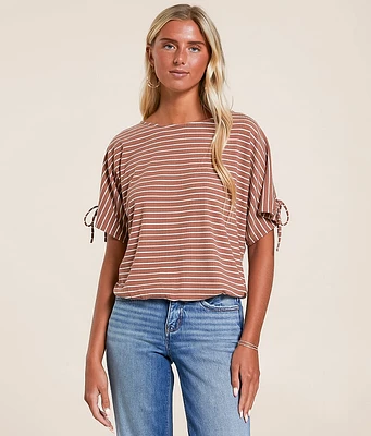 Daytrip Striped Dolman Top